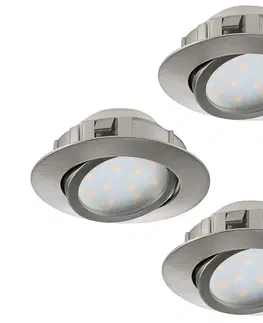 LED osvetlenie Eglo Eglo 95853 - SADA 3x LED podhľadové svietidlo PINEDA 1xLED/6W/230V 