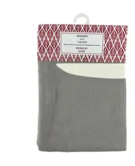 Bytový textil Bavlnený obrus MODERN šedý 140x280