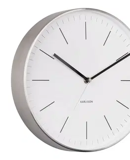 Hodiny Karlsson 5732WH dizajnové nástenné hodiny, pr. 28 cm