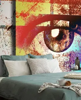 Abstraktné tapety Tapeta surrealistické oko