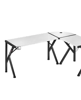 Moderné kancelárske stoly Písací stôl pre hráča HZ-Hero 6.3 white