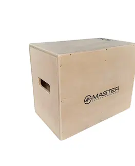 Ostatné fitness náradie Tréningový plyo box MASTER wood 75 x 60 x 50 cm
