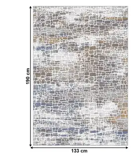Koberce a koberčeky Koberec, viacfarebný, 133x190 cm, MAREO
