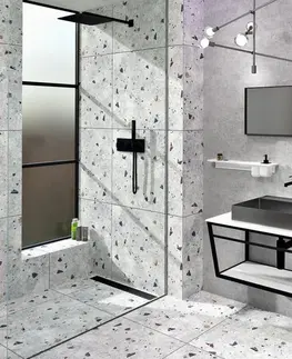 Kúpeľňa SAPHO - SKA konzola pod umývadlo/pod dosku 900x400x460, biela mat, s bielou MDF policou SKA113