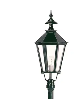 Verejné osvetlenie K.S. Verlichting Dublinské stĺpikové svetlo z tlakovo liateho hliníka, čierne