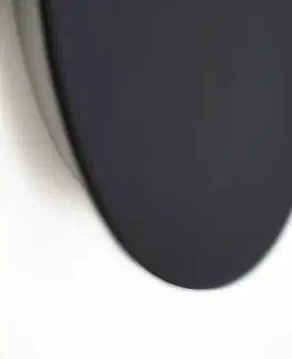 Nástenné svietidlá Escale Escale Blade nástenné LED čierna matná Ø 95 cm