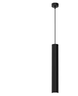 Svietidlá  Luster na lanku HUDSON 1xGU10/8W/230V čierna 