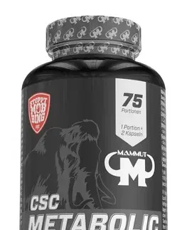 Komplexné spaľovače CSC Metabolic Support - Mammut Nutrition 150 kaps.