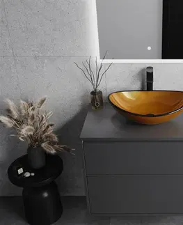 Kúpeľňa MEXEN - Sonia sklenené umývadlo 54 cm, zlaté 24145450