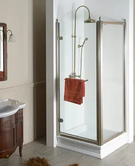 Sprchové dvere GELCO - ANTIQUE obdĺžniková sprchová zástena 900x800 L varianta GQ1290LCGQ5680C