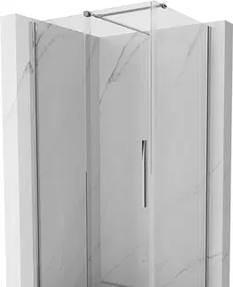 Sprchovacie kúty MEXEN/S - Velar Obdĺžnikový sprchovací kút 90 x 70, transparent, chróm 871-090-070-01-01