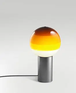 Stolové lampy Marset MARSET Dipping Light S stolová lampa jantár/grafit