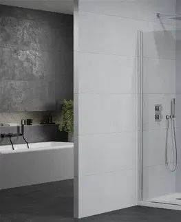 Vane MEXEN/S - PRETORIA duo sprchovací kút 70 x 70 cm, transparent, chróm + vanička vrátane sifónu 852-070-070-01-02-4010