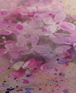 Obrazy kvetov Obraz ružová vetvička kvetov