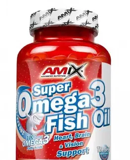 Vitamíny a minerály Super Omega 3 Fish Oil - Amix 180 kaps.