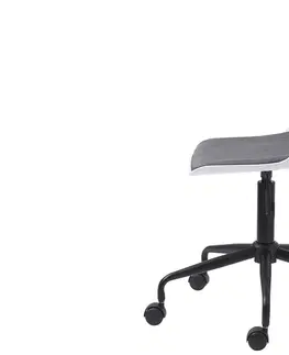 Kancelárske stoličky Furniria Dizajnová kancelárska stolička Jeffery biela