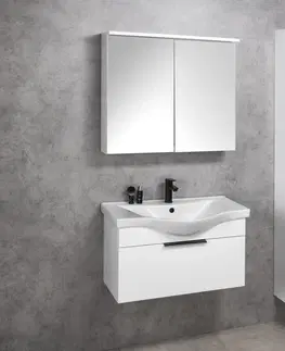 Kúpeľňa AQUALINE - AKIRA umyvadlová skrinka 51,1x42x34cm, biela AK255