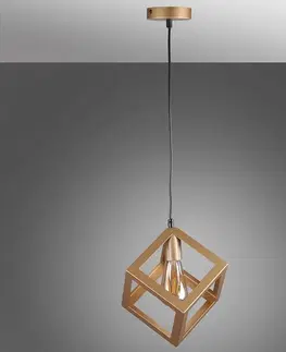 Moderné lampy do obývačky Závesné svietidlo Sweden-1 gold 1xE27