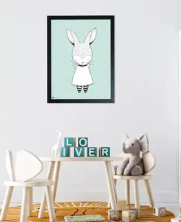 Obrazy do detskej izby Obrazy na stenu do detskej izby - Zajačik