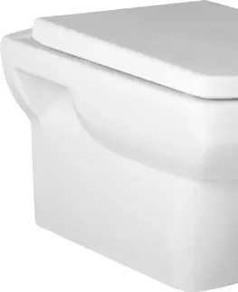 Záchody HOPA - Závesné WC NERO - WC sedátko - Bez sedátka OLKGNE04DAK00