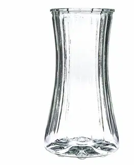 Vázy sklenené Sklenená váza Olge, číra, 12,5 x 23,5 cm