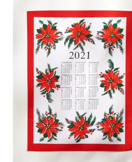 Vianočné dekorácie Utierka/kalendár Vianočná hviezda 2021