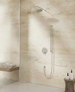 Sprchy a sprchové panely STEINBERG - 100 Hlavová sprcha, priemer 250 mm, kefovaný nikel 100 1686 BN