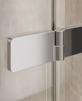 Sprchovacie kúty MEREO - Sprchové dvere, Novea, 120x200 cm, chróm ALU, sklo Číre, pravé prevedenie CK10411ZP