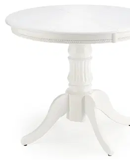 Jedálenské stoly HALMAR William rustikálny rozkladací jedálenský stôl biela