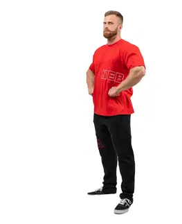 Pánske tričká Tričko s krátkym rukávom Nebbia Dedication 709 Red - XXL