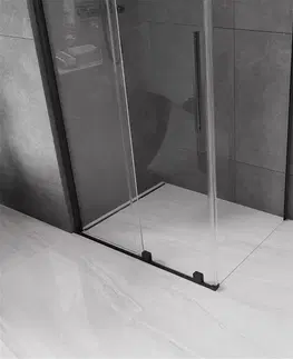 Sprchovacie kúty MEXEN/S - Velár sprchovací kút 120 x 85, transparent, čierna 871-120-085-01-70