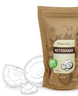 Ketodiéta Protein & Co. Ketoshake – proteínový diétny koktail Váha: 500 g, Zvoľ príchuť: Vanilla dream