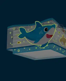 Stropné svietidlá Dalber Dalber Little Shark stropné svetlo motív mora 1-pl