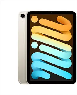 Tablety Apple iPad mini (2021) Wi-Fi + Cellular 64GB, hviezdna biela MK8C3FDA