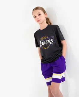 dresy Detské basketbalové tričko TS 900 NBA Lakers čierne