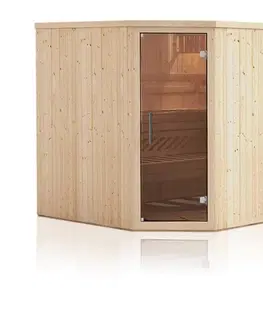 Fínske sauny Sauna PERHE 2018E – rohová