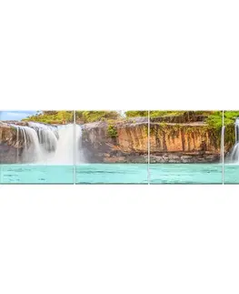 Dekoračné panely Sklenený panel 60/240 Waterfall-2 4-Elem