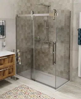 Sprchové dvere GELCO - VOLCANO obdĺžniková sprchová zástena 1300x900mm L/P varianta GV1013GV3090