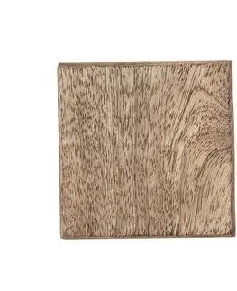 Prestieranie Orion Podtácka drevo MANGO, 10 x 10 cm 