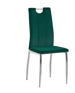 Jedálenské stoličky a kreslá Jedálenská stolička OLIVA NEW Tempo Kondela Smaragdová