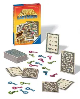 Hračky rodinné spoločenské hry RAVENSBURGER - Labyrint Honbaby Annabell Za Pokladom Hra