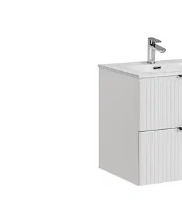Kúpeľňový nábytok ArtCom Kúpeľňová skrinka s umývadlom ADEL White U80/1 | 80 cm