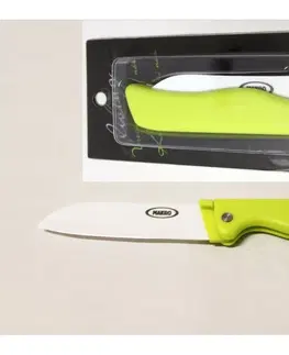 Kuchynské nože MAKRO - Nôž vreckový keramic. čepeľ 9cm