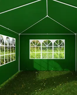 Záhradné párty stany Záhradný altánok 3x6 m zelený SH06ZE Dekorhome