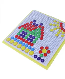 Kreatívne a výtvarné hračky RAPPA - Farebná mozaika s hríbikmi 210 ks