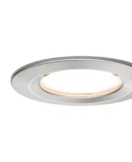 Zapustené svietidlá Paulmann Paulmann LED spot Nova Coin okrúhly, stmievateľný, železo