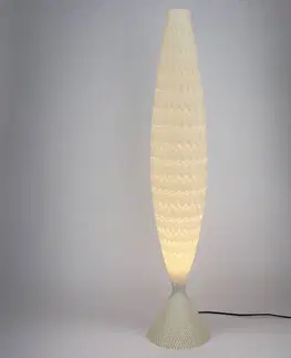 Stojacie lampy Tagwerk Stojaca lampa Fraktal z biomateriálu, silk, 115 cm