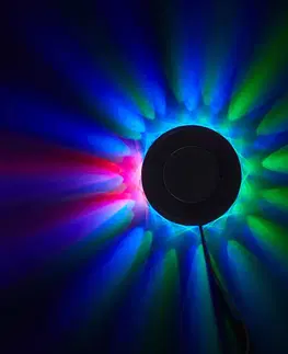 Vnútorné dekoratívne svietidlá Briloner RGB LED svetelné koleso - dekoratívne svetlo s hudobným senzorom