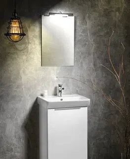 Kúpeľňa Bruckner - NEON skrinka s keramickým umývadlom 50x41,5 cm, biela 501.112.0