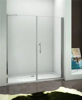 Sprchovacie kúty H K - Sprchové dvere MELODY DW1 196 jednokrídlové dvere 192-196x195cm (dvere 100 + bočná stena 100) SE-MELODYDW1196